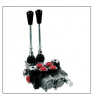 2-section hydraulic distributor with a latch